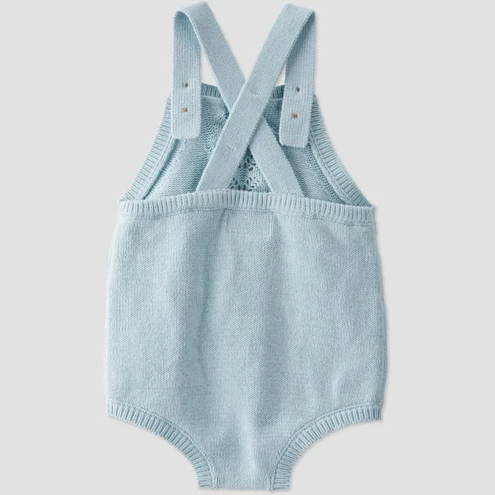 Little Planet by Carter's Organic Cotton Eyelet Romper